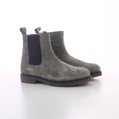 BOTTINE FOURREE GREY