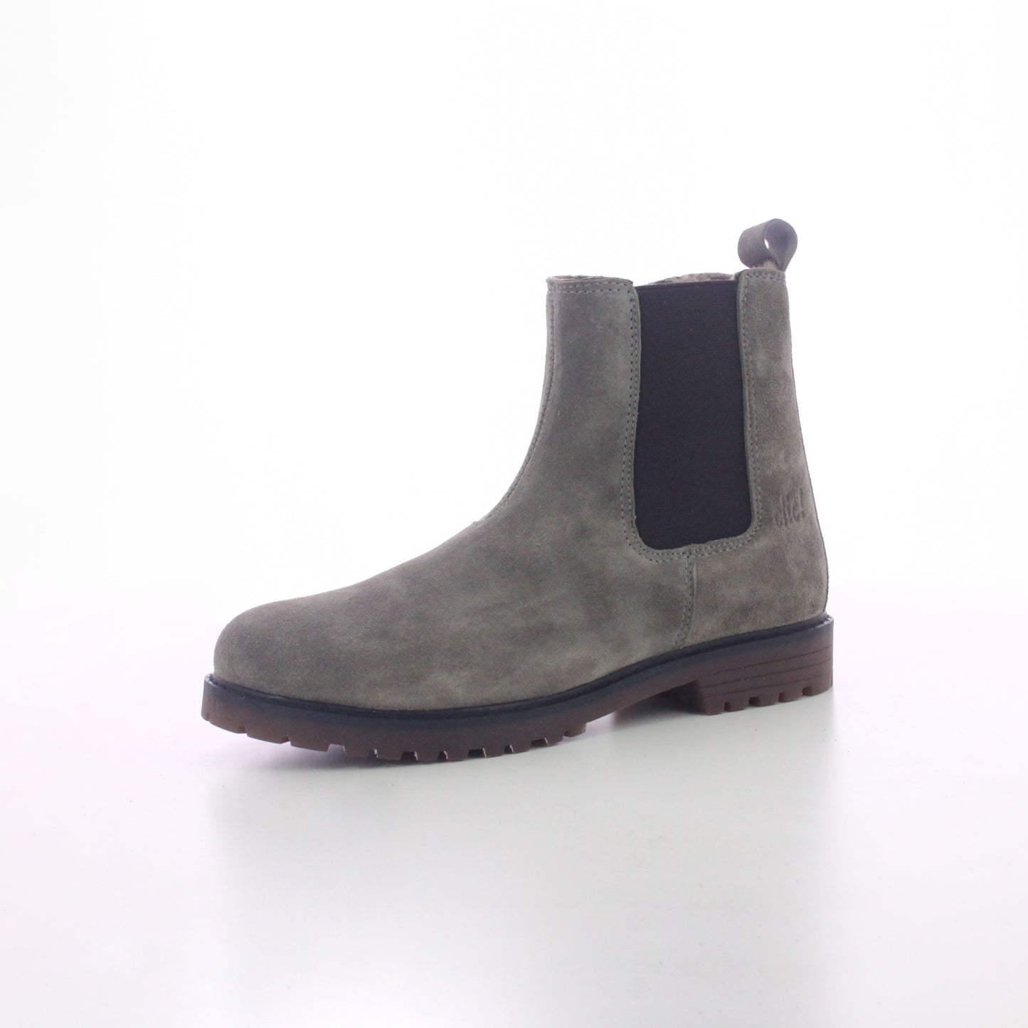 BOTTINE FOURREE GREY