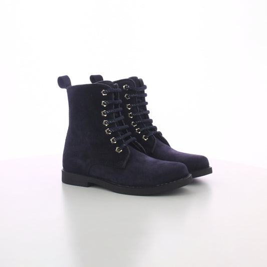 BOTTINE LACETS NAVY